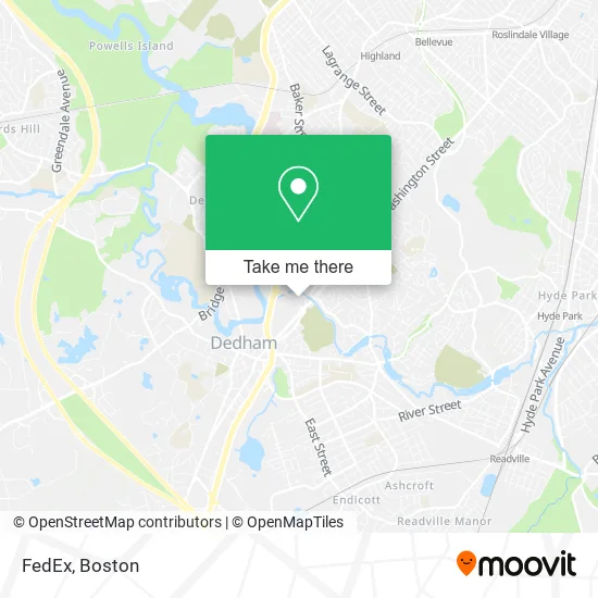 Mapa de FedEx