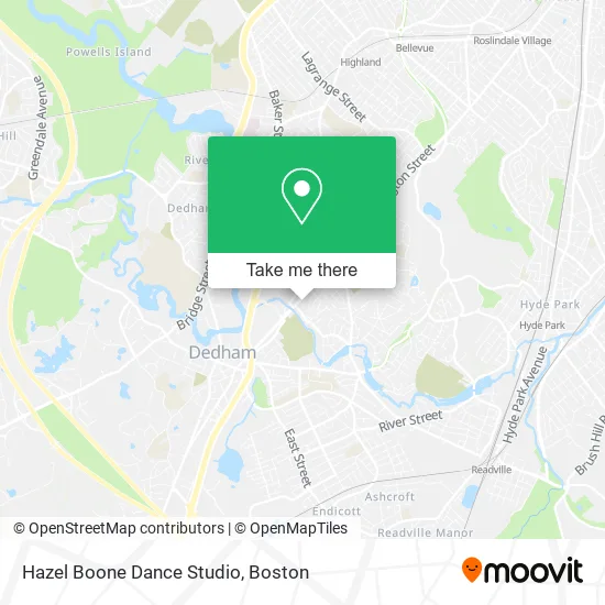 Hazel Boone Dance Studio map