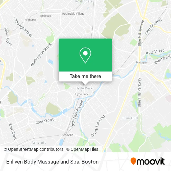 Enliven Body Massage and Spa map