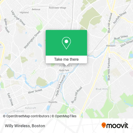 Willy Wireless map