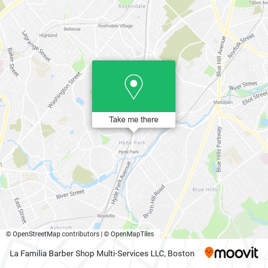 Mapa de La Familia Barber Shop Multi-Services LLC