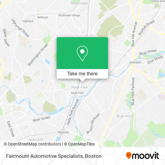 Mapa de Fairmount Automotive Specialists