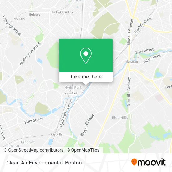 Clean Air Environmental map