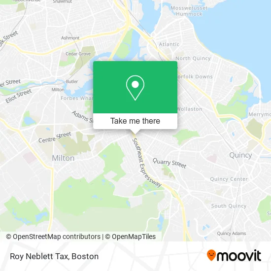 Mapa de Roy Neblett Tax