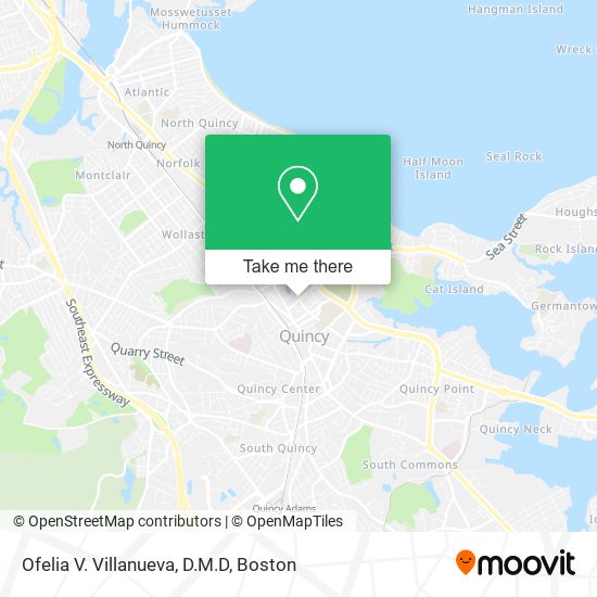 Mapa de Ofelia V. Villanueva, D.M.D