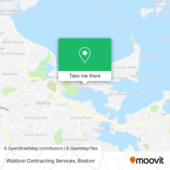 Waldron Contracting Services map