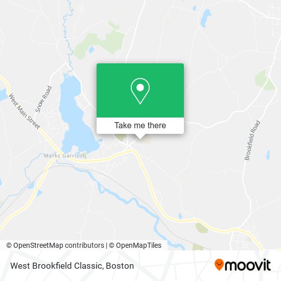 Mapa de West Brookfield Classic