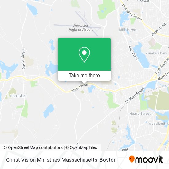 Christ Vision Ministries-Massachusetts map