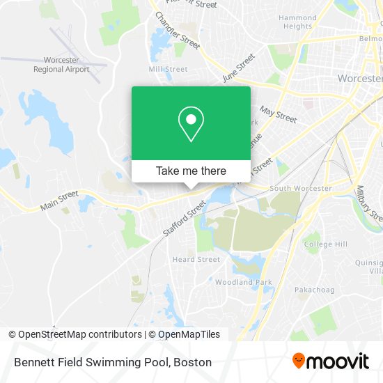 Mapa de Bennett Field Swimming Pool