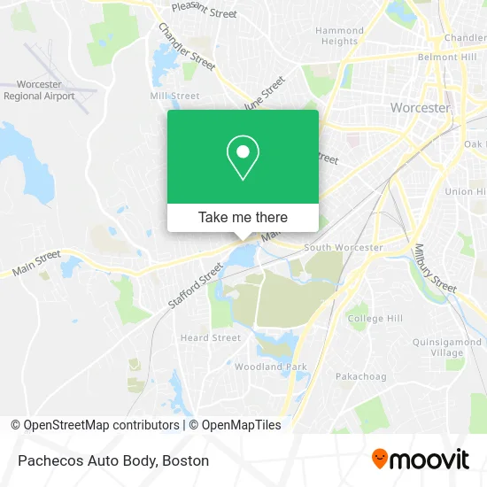 Pachecos Auto Body map