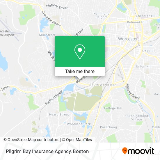 Mapa de Pilgrim Bay Insurance Agency