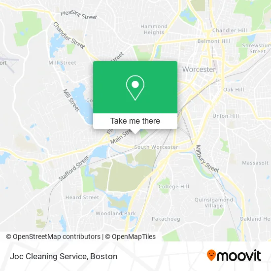 Joc Cleaning Service map
