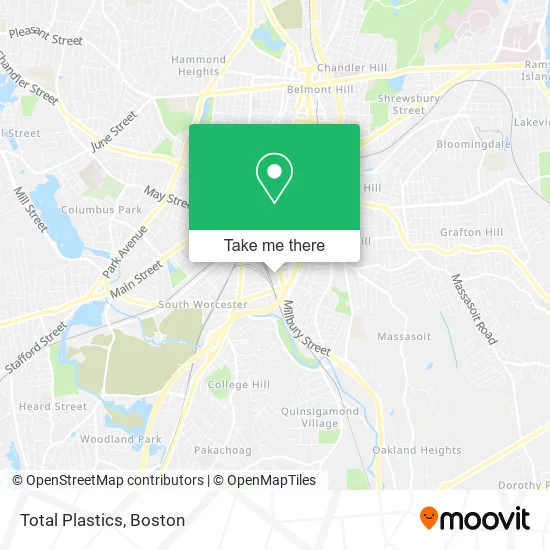 Total Plastics map