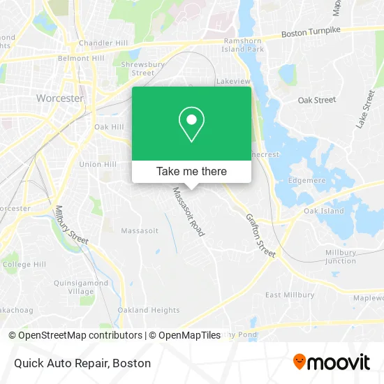 Quick Auto Repair map