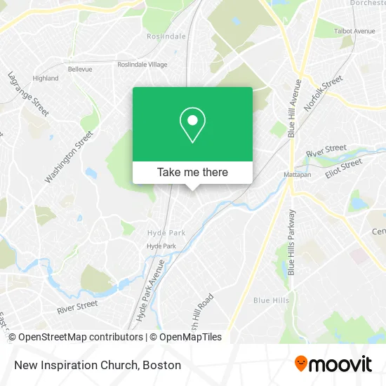 New Inspiration Church map