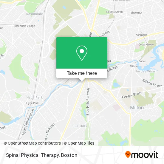 Spinal Physical Therapy map