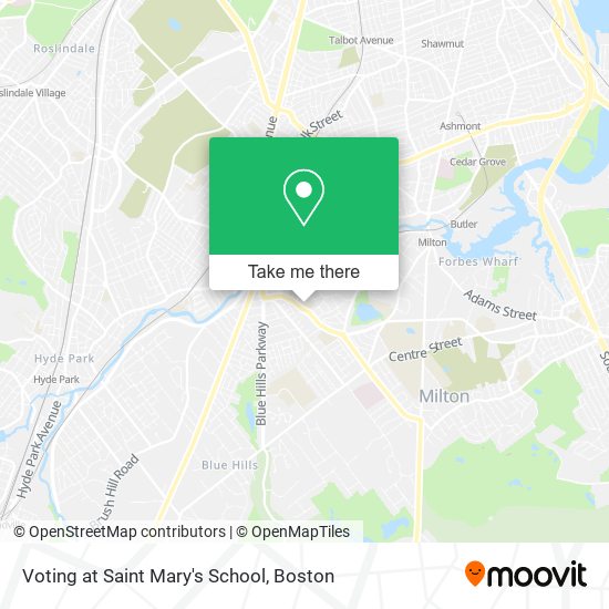 Mapa de Voting at Saint Mary's School