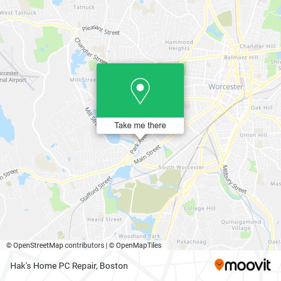 Hak's Home PC Repair map