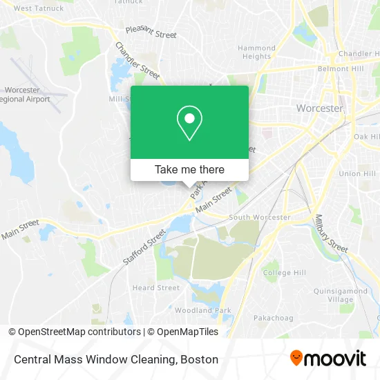 Mapa de Central Mass Window Cleaning