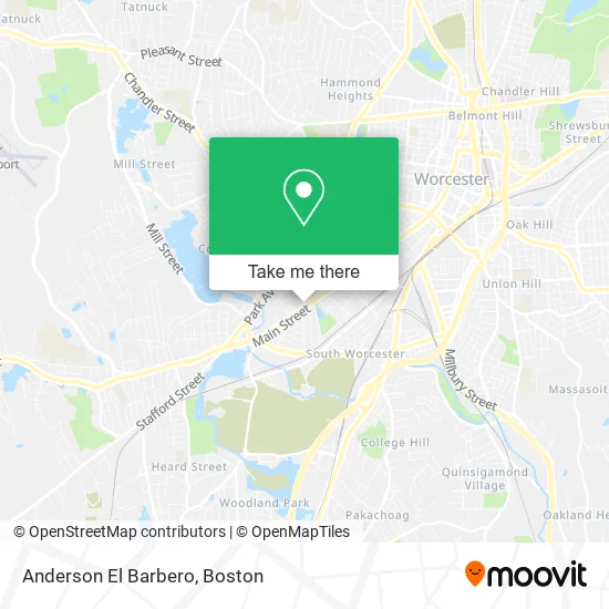 Anderson El Barbero map