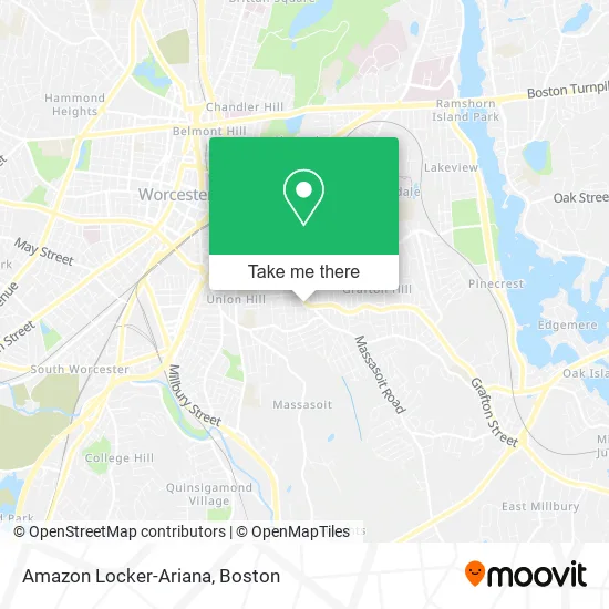 Amazon Locker-Ariana map