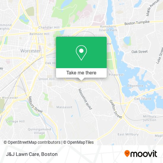 Mapa de J&J Lawn Care