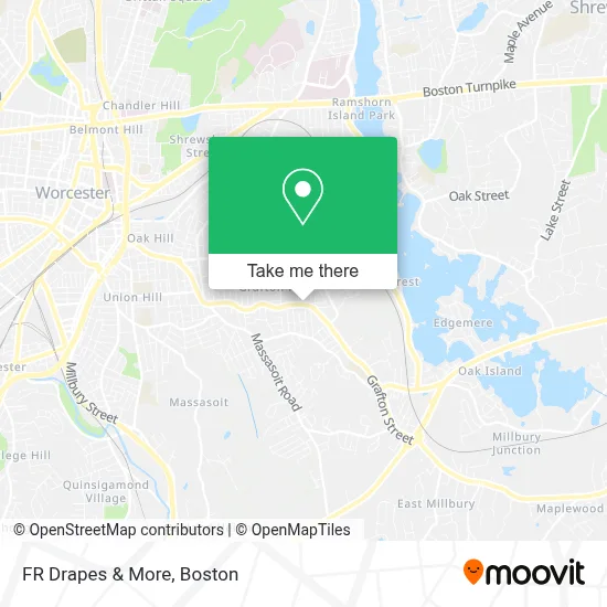 FR Drapes & More map