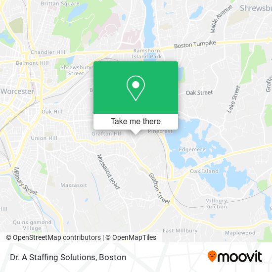 Dr. A Staffing Solutions map