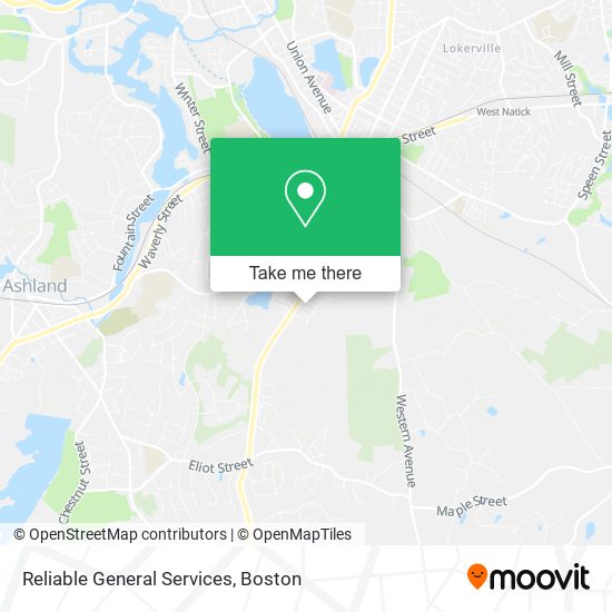 Reliable General Services map