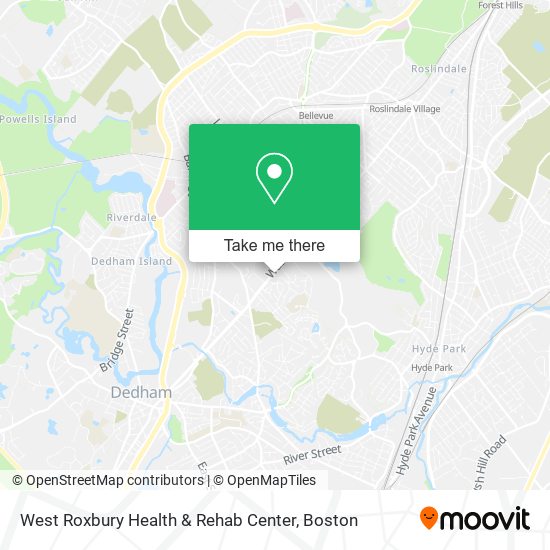 Mapa de West Roxbury Health & Rehab Center