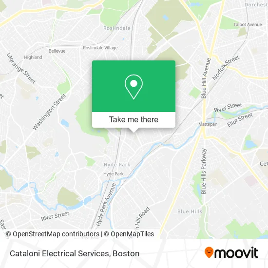 Cataloni Electrical Services map