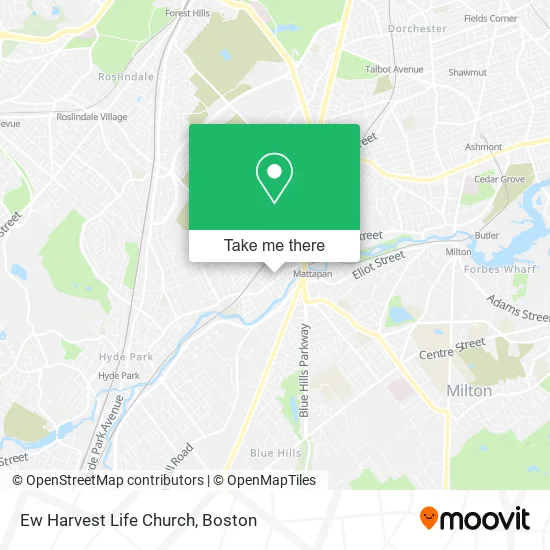 Ew Harvest Life Church map