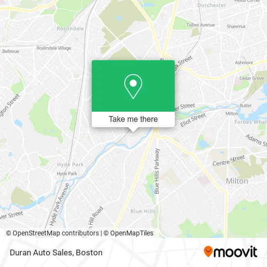 Duran Auto Sales map