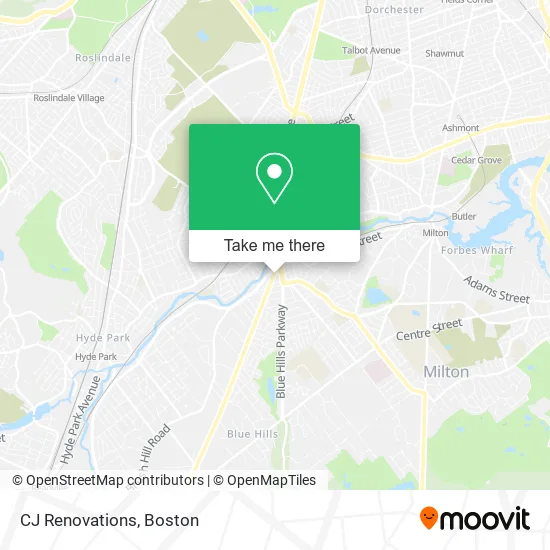 CJ Renovations map