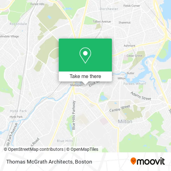 Thomas McGrath Architects map