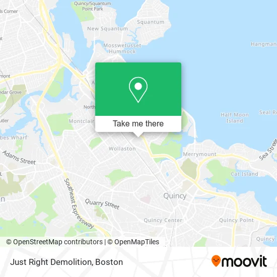 Just Right Demolition map