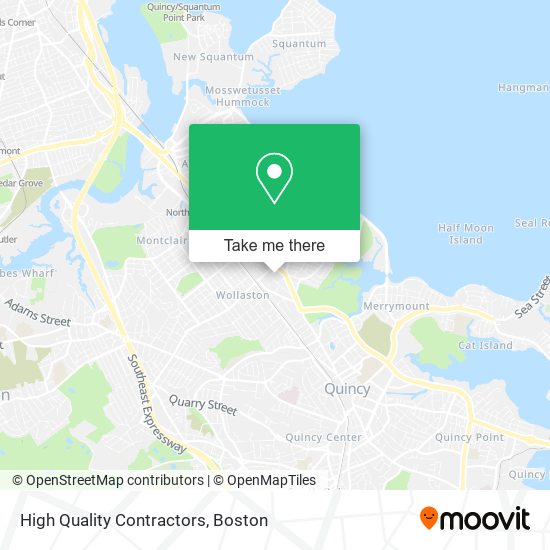 High Quality Contractors map