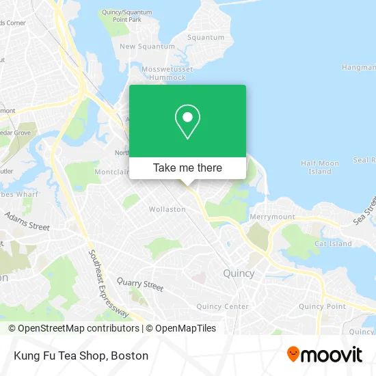 Kung Fu Tea Shop map