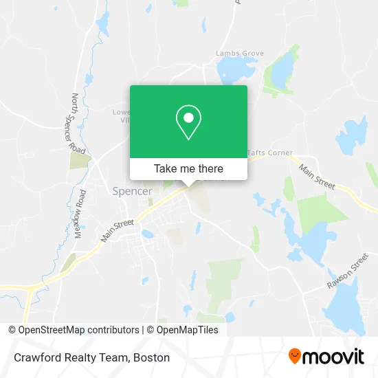 Crawford Realty Team map