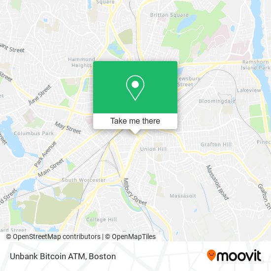 Mapa de Unbank Bitcoin ATM