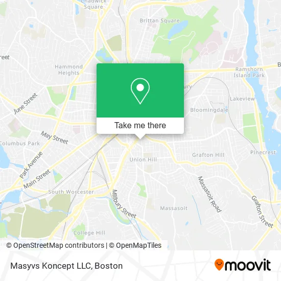 Masyvs Koncept LLC map