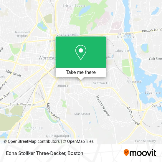 Mapa de Edna Stoliker Three-Decker