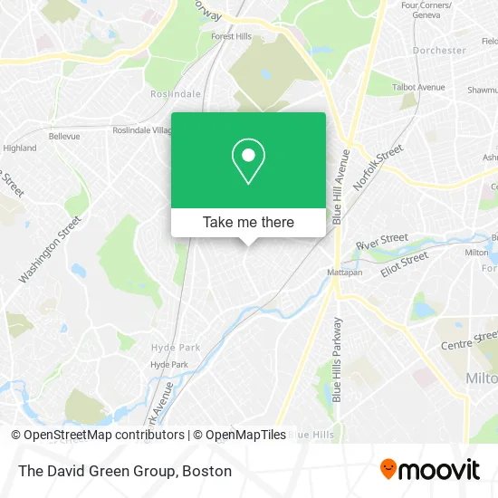 The David Green Group map