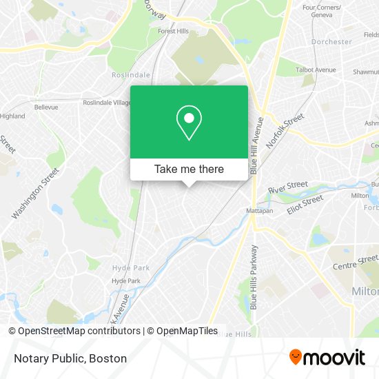 Notary Public map