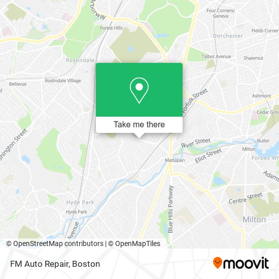 FM Auto Repair map