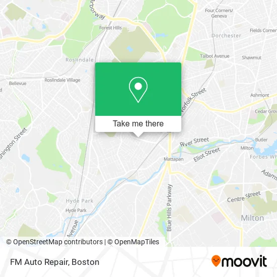 FM Auto Repair map
