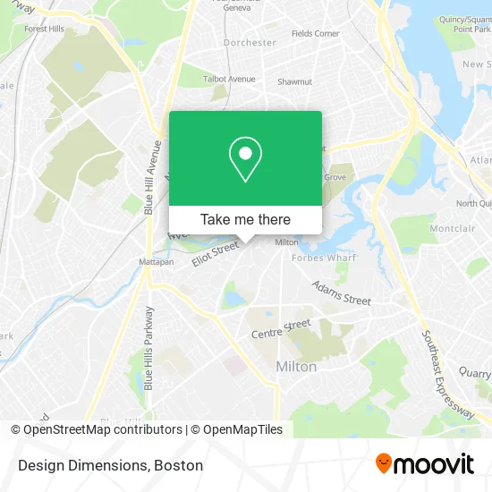 Design Dimensions map