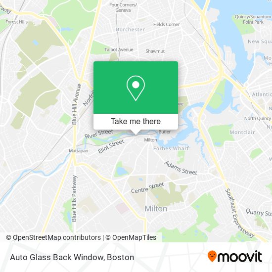 Auto Glass Back Window map