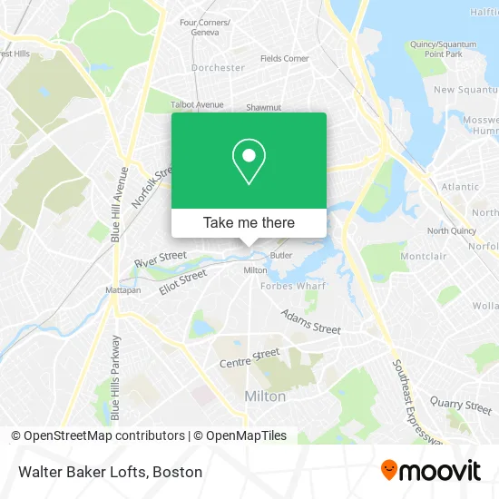 Mapa de Walter Baker Lofts