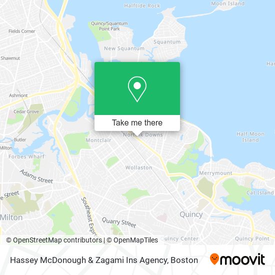 Mapa de Hassey McDonough & Zagami Ins Agency